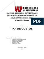 Taf de Una Empresa Agroquimica