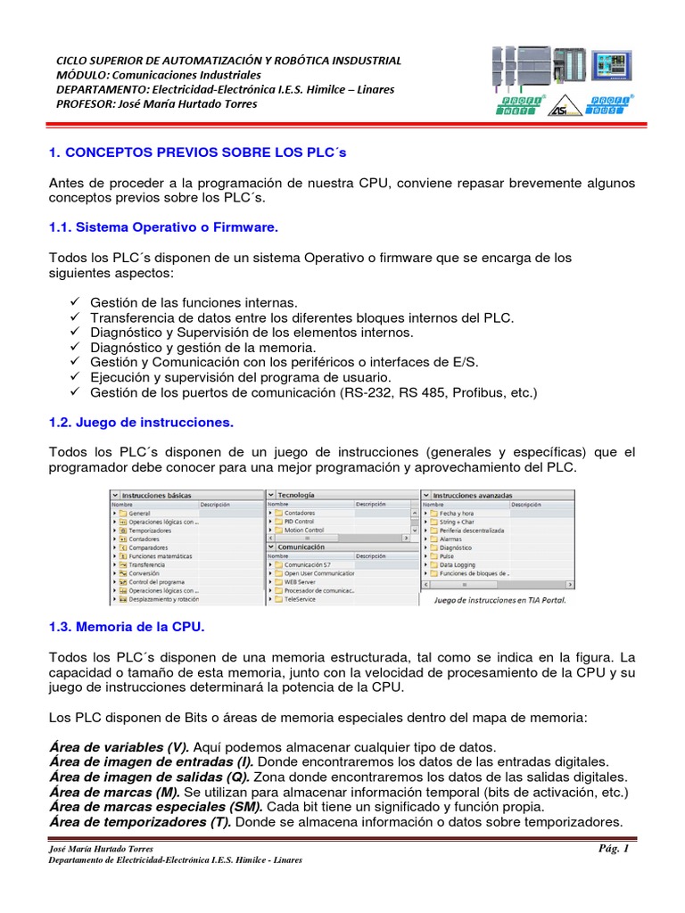 Infoplc - Net - Ejercicios de Programacic3b3n Resueltos Con Step 7 PDF ...