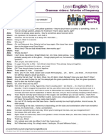 Gs Adverbs of Freq - Transcript 1