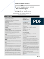 Polycystic Ovary Syndrome a Review for Dermatologists Part I Diagnosis and Manifestations 2014 Journal of the American Academy of Dermatology