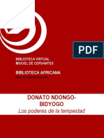 Los poderes de la tempestad de Donato Ndongo