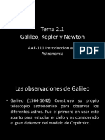 Galileo Kepler Newton