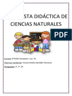 Propuesta Didactica de Ciencias Naturales PDF