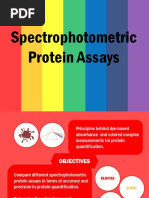 E4 Spectrophotometric Protein Assays