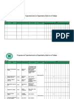 Anexo 05 Programa de Capacitaciones de SST