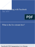 Live Streaming With Facebook