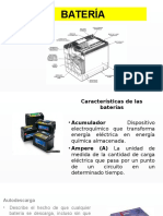 Caracteristicas de Las Baterias