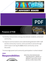 ghec parent advisory board presentation