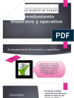 Arrendamiento Financiero y Operativo