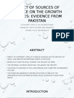 Impact of Sources of Finance On The Growth of Smes: Evidence From Pakistan