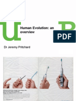 Human Evolution: An: DR Jeremy Pritchard