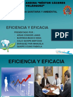 EFICIENCIA Y EFICACIA UNIVERSITARIA