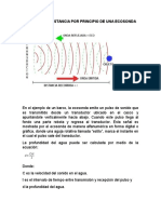 Medicion de Distancia Por Principio de Una Ecosonda