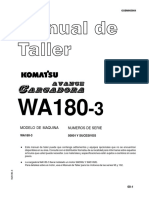 Manual de Taller Cargador Frontal - WA180-3 - Komatsu PDF