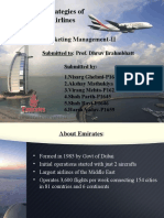 Marketing Strategies of Emirates Airlines