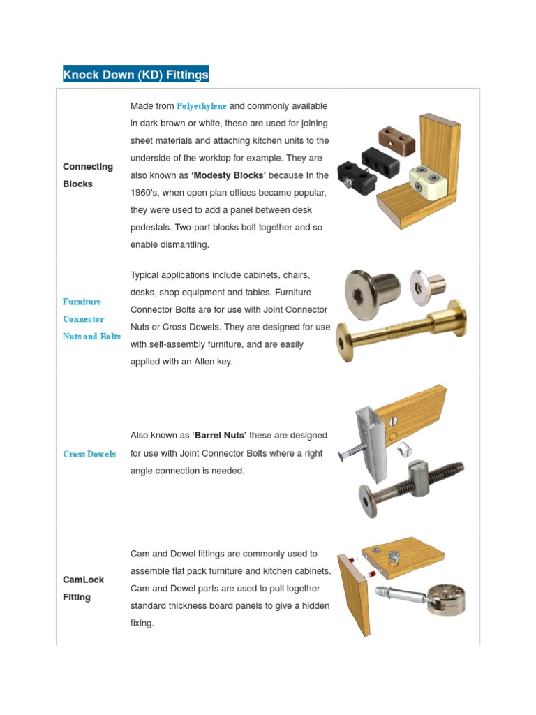 Knock Down Fitting PDF Screw