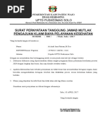 Surat Pernyataan Tanggung Jawab Mutlak Pengajuan Klain Bpjs
