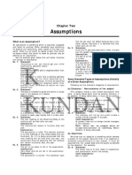 Assumptions by Kundan PDF