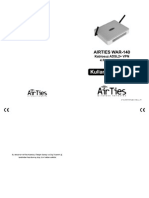 AirTies WAR-140 Kablosuz ADSL2+ VPN 4 Portlu Modem - Kullanım Kılavuzu (Turkish)