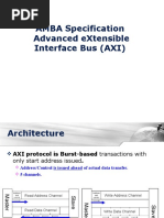 Amba Specification Advanced Extensible Interface Bus (Axi)