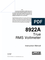 True RMS Voltmeter: Instruction Manual