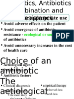 Reasons For Appropriate Use: Avoid Adverse Effects On The Patient Avoid Emergence of Antibiotic