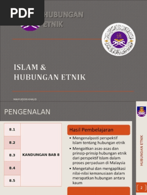 8 Islam Dan Hubungan Etnik  PDF
