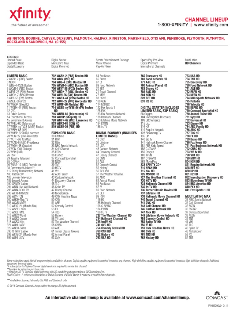 Halifax comcast license exhibit 2 | pdf | fox broadcasting company | hbos