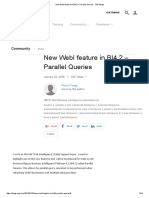 WebI Parallel Queries in BI 4.2