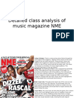 Detailed Class Analysis of Music Magazine NME