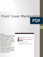 Manipulation on Front Cover and Contents Page