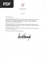 Ontslagbrief James Comey