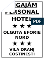 Angajăm Personal Hotel: Olguta Eforie Nord