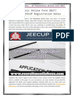 UP Polytechnic Online Form