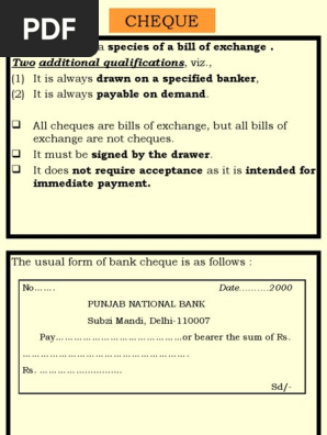 Cheque