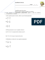 2 - Proporcionalidade Directa