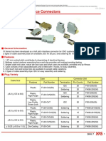 Half Pitch Interface Connectors: FI Series