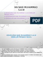 Kehidupan Nabi Muhammad saw