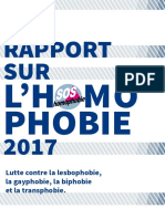 Le Rapport Annuel 2017 de SOS Homophobie