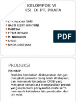 Produksi di PT. Prafa