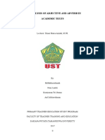 The Analysis of Adjective and Adverb in Academic Texts: Lecturer: Dinar Maria Azizah, M.PD