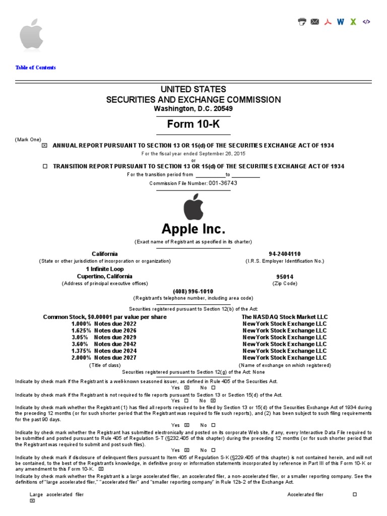 Apple Annual Report PDF PDF I Cloud Apple Tv