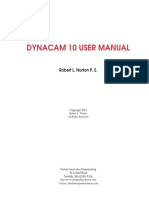 Dynacam 10 User Manual: Robert L. Norton P. E