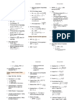 l 1 Formula Sheet December 2016