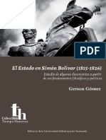El Estado en Simón Bolívar (1815-1826)