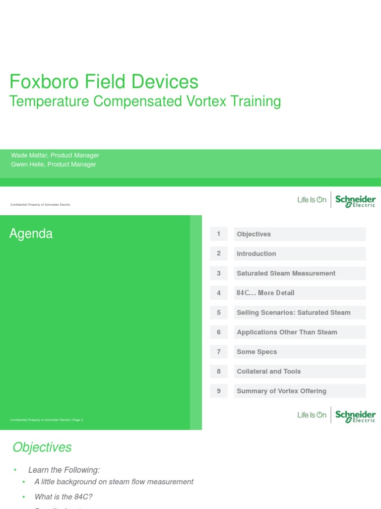 Foxboro 84C Training 01302017 | PDF | Flow Measurement | Steam