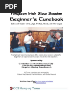 Kingston Irish Slow Session Beginner's Tunebook