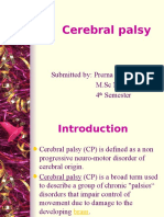 Cerebral Palsy: Submitted By: Prerna Sharma M.SC Nursing, 4 Semester