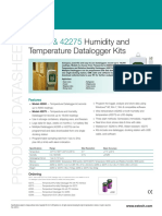 Humidity and Temperature Datalogger Kits: Features Features
