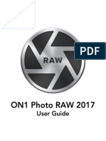 ON1 Photo RAW 2017 User Guide